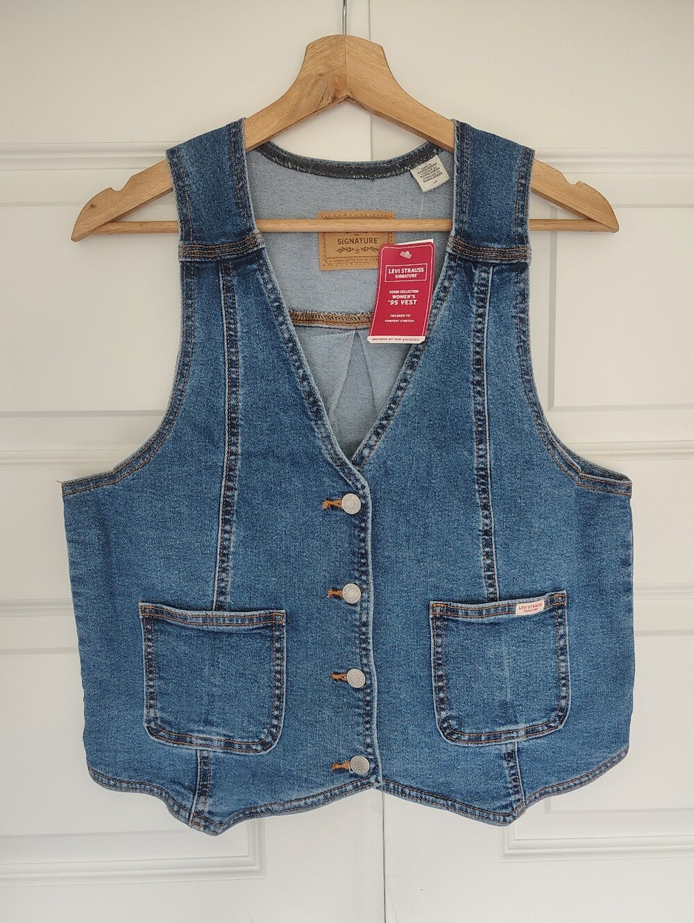 Levi's Blue Denim Vest